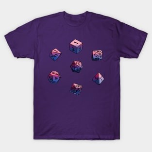 Pride Dice Set - Bisexual T-Shirt